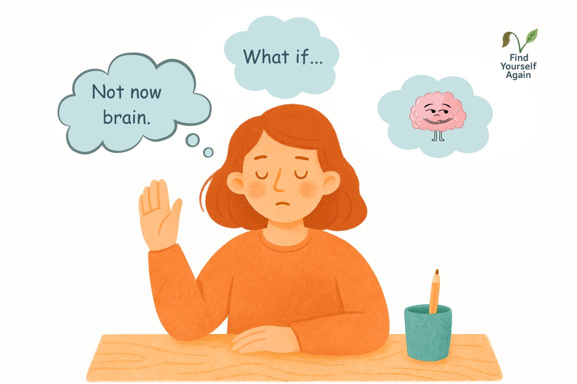 Talk Back to Your Brain: The “Name & Command” Strategy That Calms Racing Thoughts